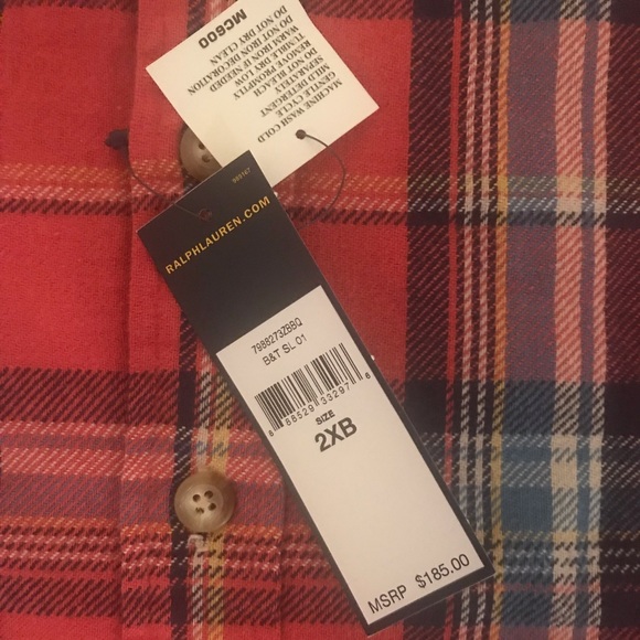 Men’s NWT Button Down Polo Shirt - Picture 3 of 3